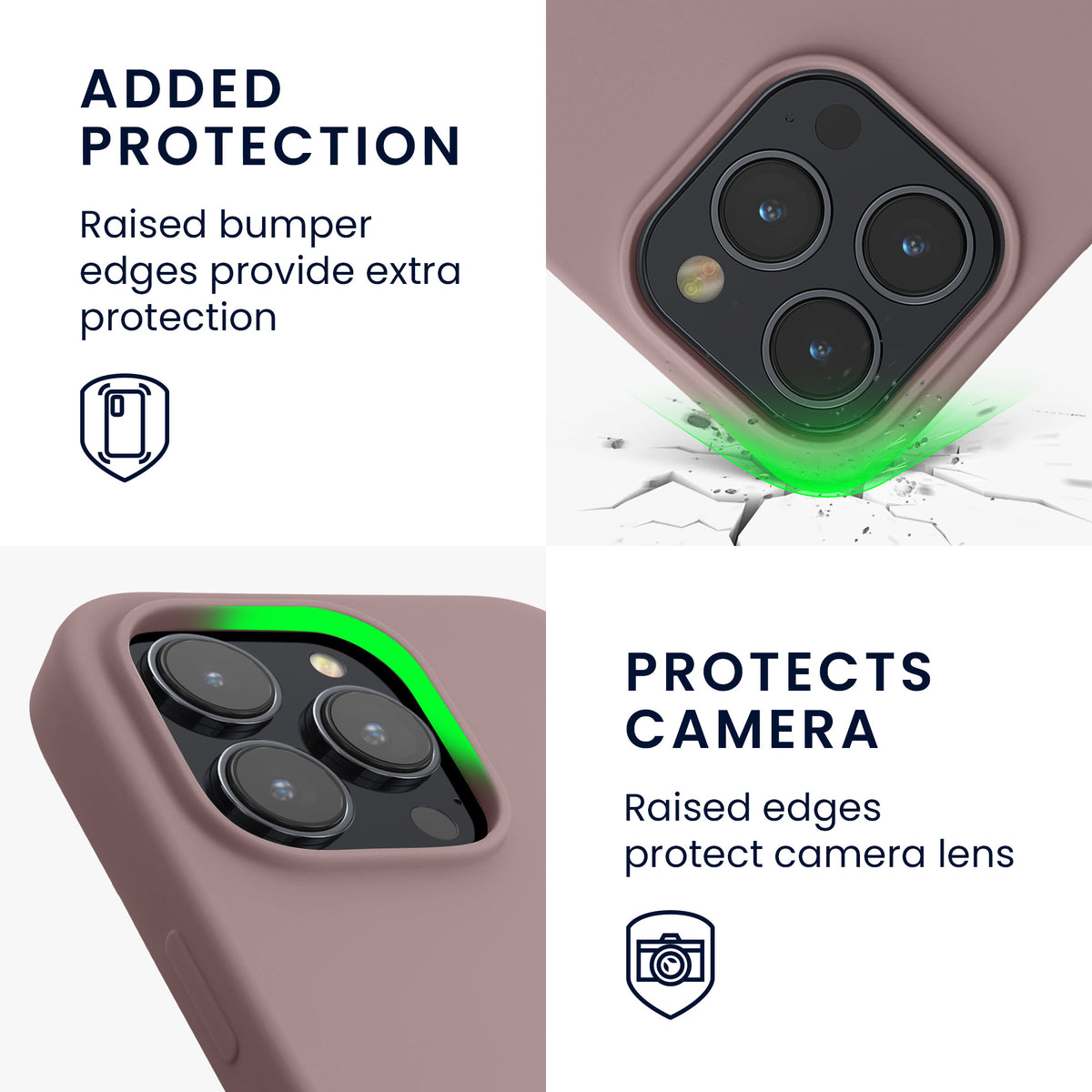 kwmobile Handyhülle für iPhone 15 Pro Case - kabelloses Laden - Hülle Silikon