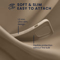 kwmobile Hülle kompatibel mit iPhone 15 Hülle - Weiche und schlanke Silikon Handyhülle - Stoßabsorbierendes Flexibles Case