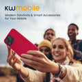 kwmobile Hülle kompatibel mit iPhone 15 Pro Hülle - Weiche und schlanke Silikon Handyhülle - Stoßabsorbierendes Flexibles Case
