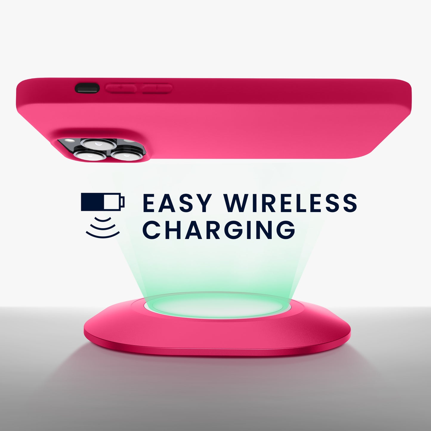 kwmobile Hülle kompatibel mit iPhone 15 Pro Max Hülle - Weiche und schlanke Silikon Handyhülle - Stoßabsorbierendes Flexibles Case