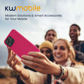 kwmobile Hülle kompatibel mit iPhone 15 Pro Max Hülle - Weiche und schlanke Silikon Handyhülle - Stoßabsorbierendes Flexibles Case