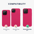 kwmobile Hülle kompatibel mit iPhone 15 Pro Max Hülle - Weiche und schlanke Silikon Handyhülle - Stoßabsorbierendes Flexibles Case
