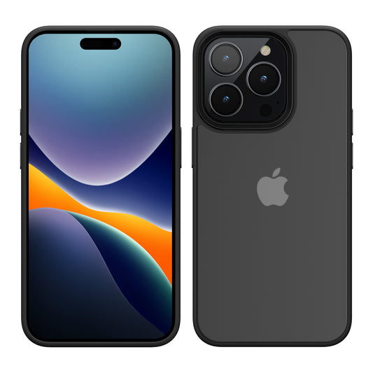 kwmobile Hülle kompatibel mit iPhone 15 Pro Hülle - Stoßfeste Handyhülle aus Weichem TPU Silikon