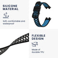 kwmobile Uhrenarmband für Huawei Band 10 / 9 / 8 Armband - Fitnesstracker Band Set aus Silikon - Ersatzarmband Smartwatch