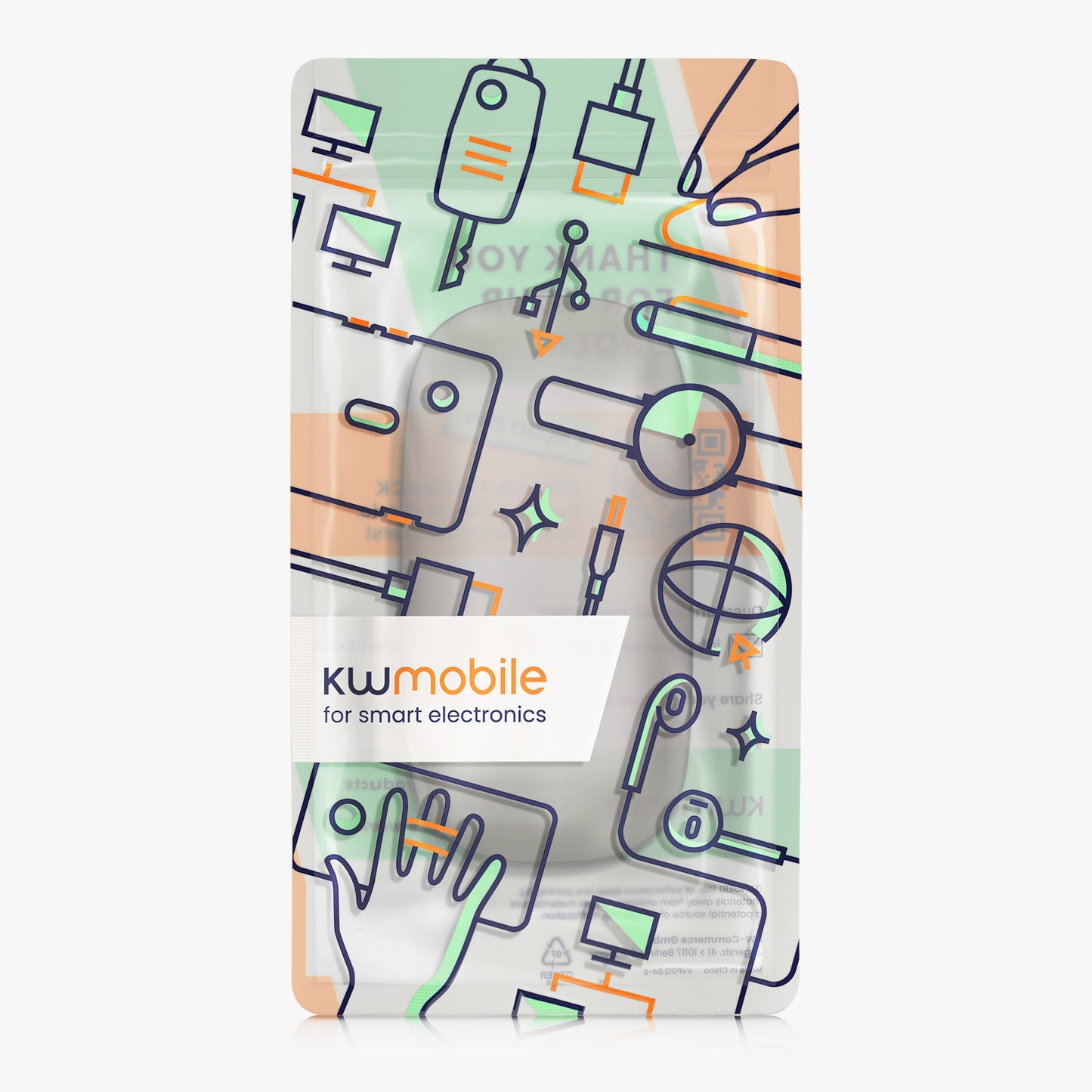 kwmobile Schutzhülle kompatibel mit Apple Magic Mouse 1 / 2 Hülle - PC Maus Cover aus softem Silikon - Hüllen