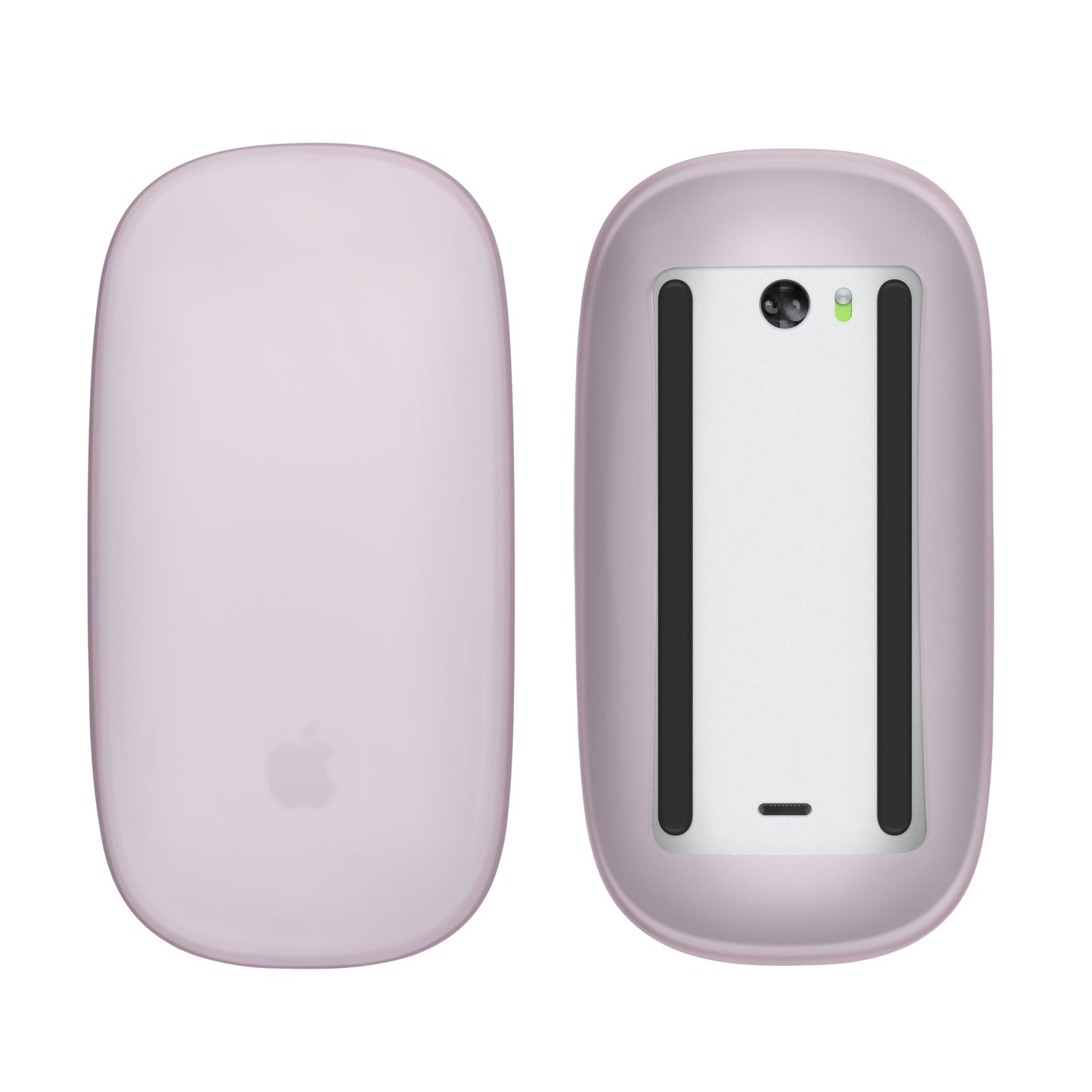 kwmobile Silikon Schutzhülle kompatibel mit Apple Magic Mouse 1 / 2 Hülle - PC Maus Cover aus softem Silikon - Lavendel Lavendel  