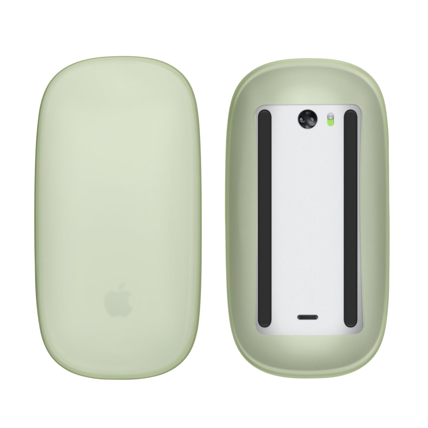kwmobile Silikon Schutzhülle kompatibel mit Apple Magic Mouse 1 / 2 Hülle - PC Maus Cover aus softem Silikon - Pastellgelb Pastellgelb  