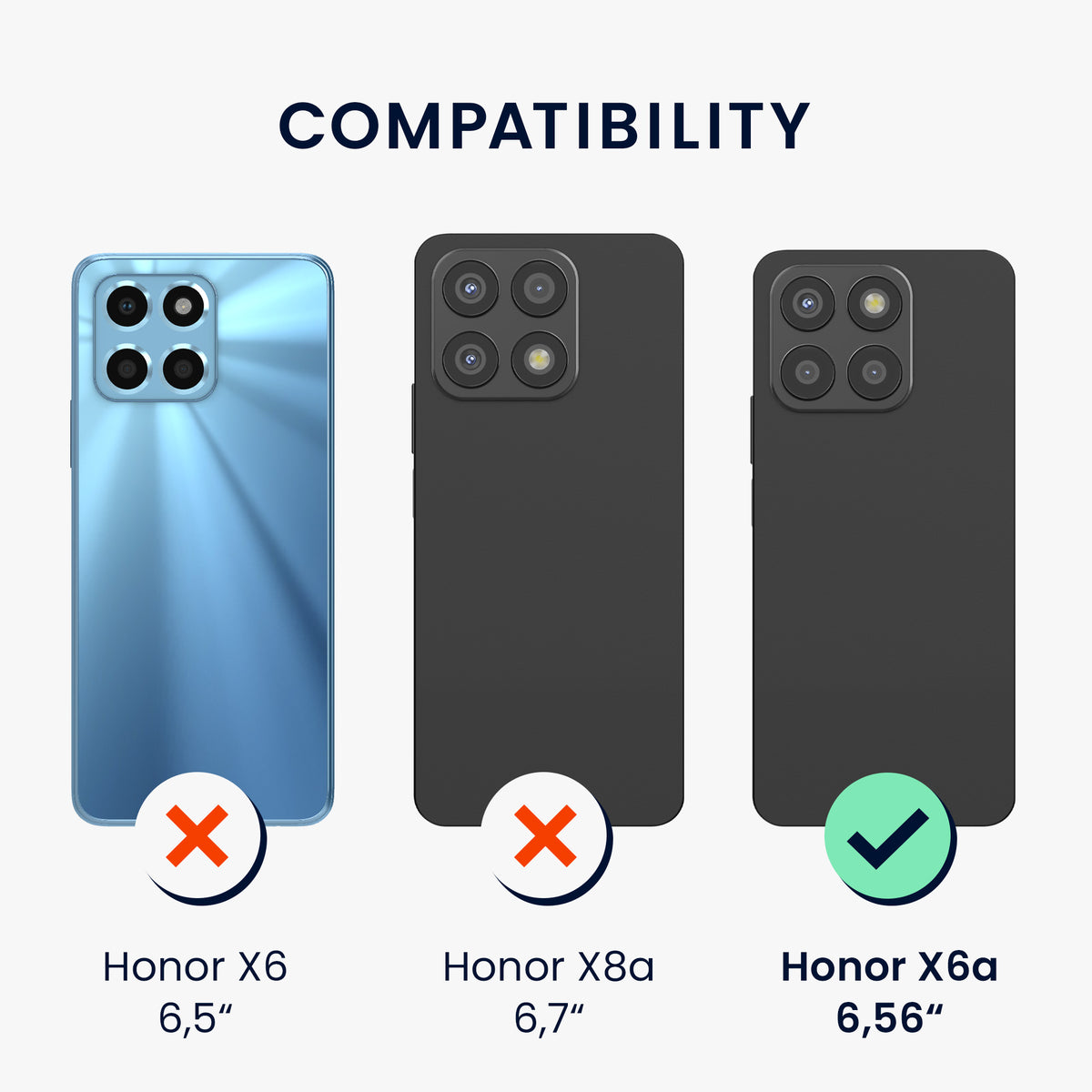 Hülle kompatibel mit HONOR X6a