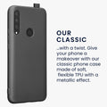 kwmobile Handyhülle für HONOR 9X (EU-Version) Hülle - Silikon Case metallisch schimmernd - Schutzhülle Cover