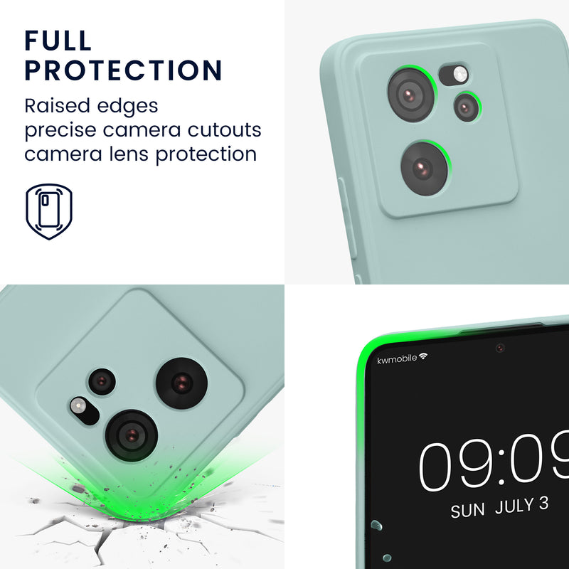kwmobile Slim Case kompatibel mit Xiaomi 13T / 13T Pro Hülle - Handyhülle aus Silikon