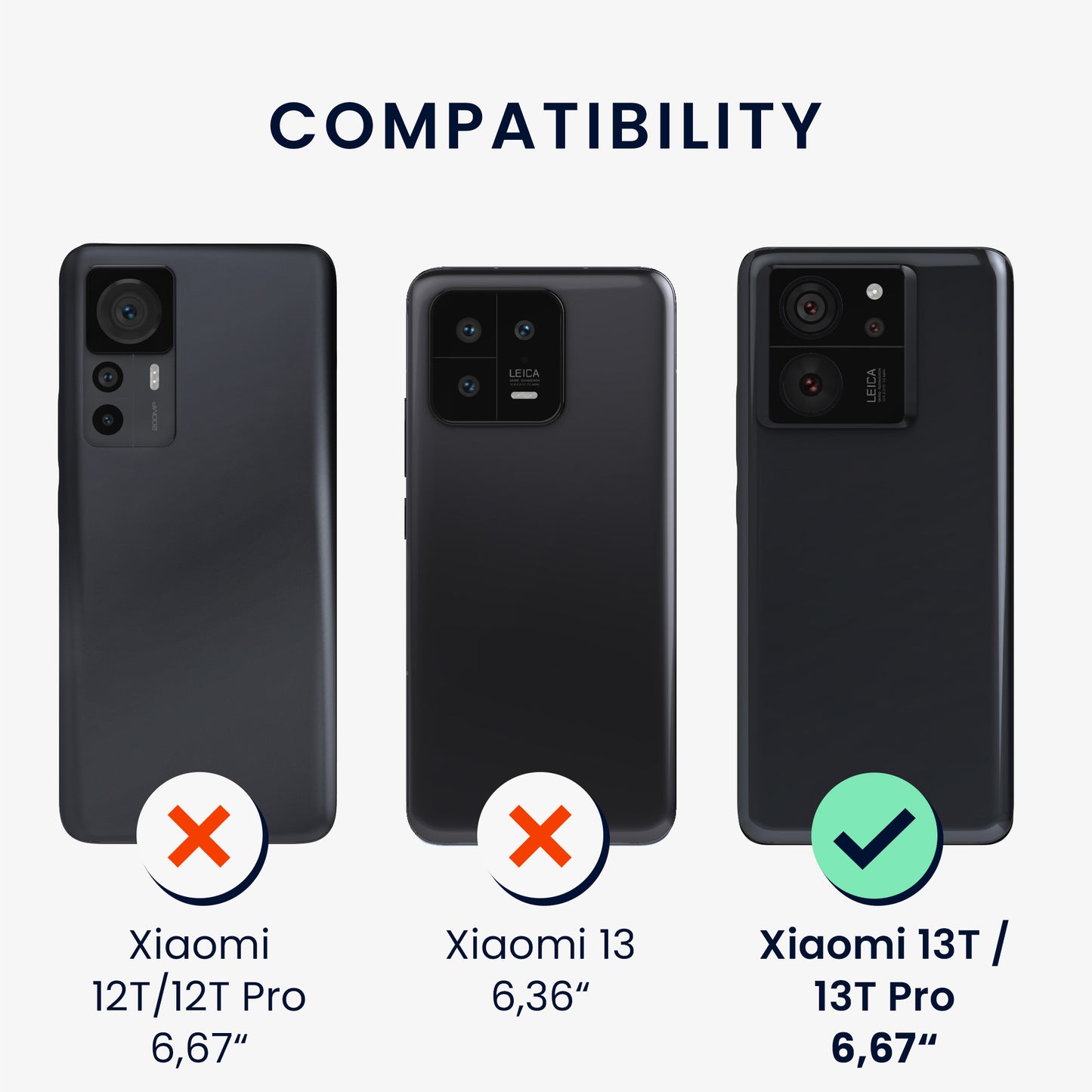 Xiaomi 13T / 13T Pro Silikon Handyhülle Metallic