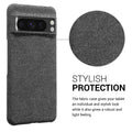 kwmobile Schutzhülle kompatibel mit Google Pixel 8 Pro - Hülle - Stoff Cover Handyhülle - Backcover