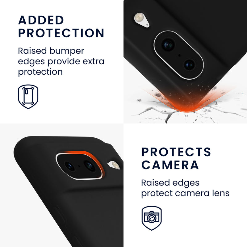 kwmobile Handyhülle für Google Pixel 8 Case - kabelloses Laden