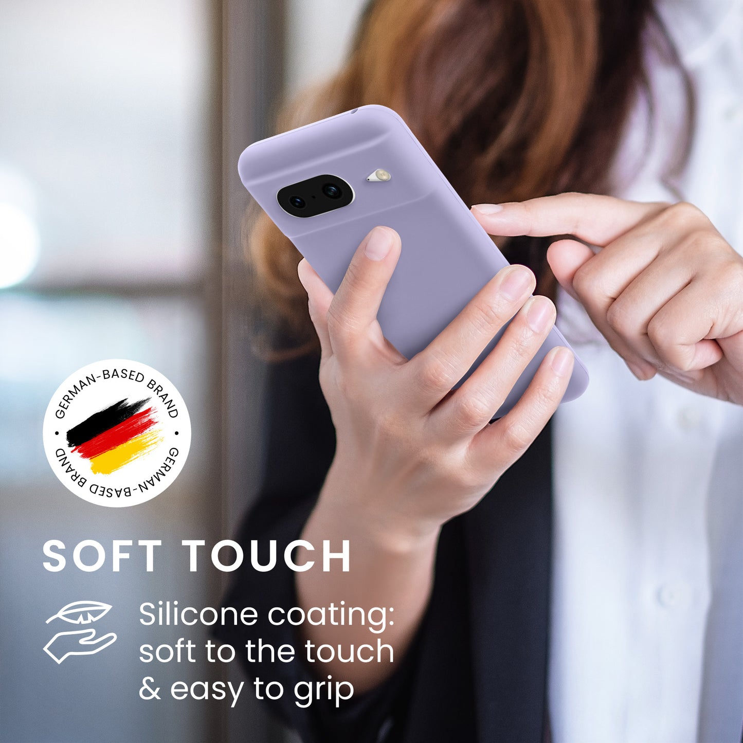 kwmobile Handyhülle für Google Pixel 8 Case - kabelloses Laden