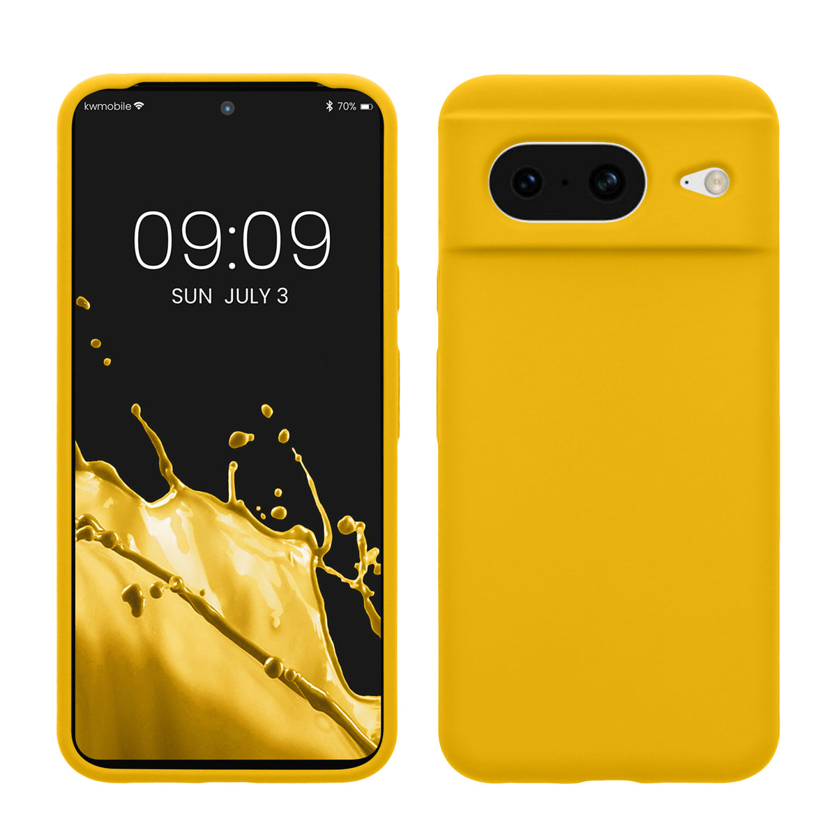 kwmobile Handyhülle für Google Pixel 8 Case - kabelloses Laden