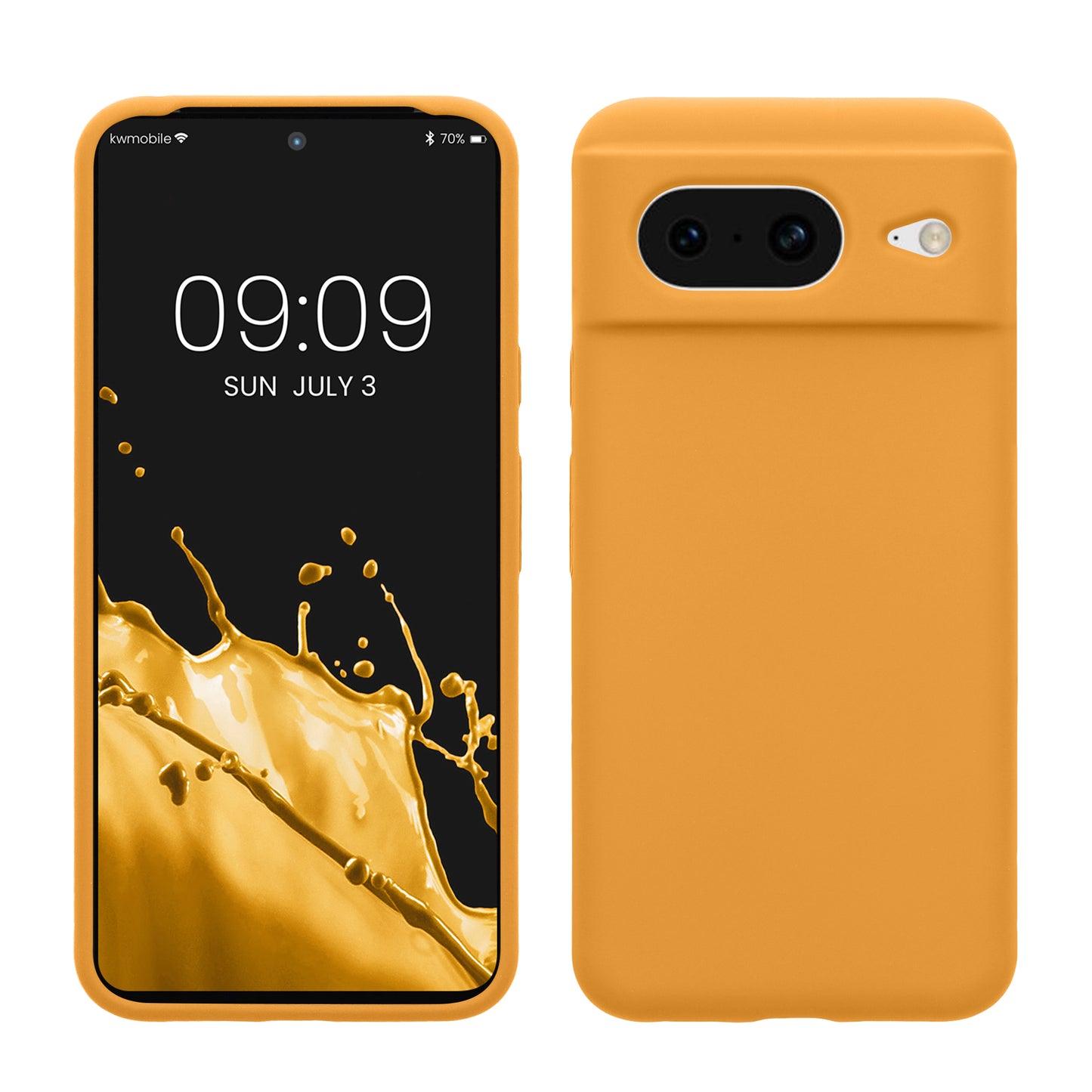 kwmobile Handyhülle für Google Pixel 8 Case - kabelloses Laden