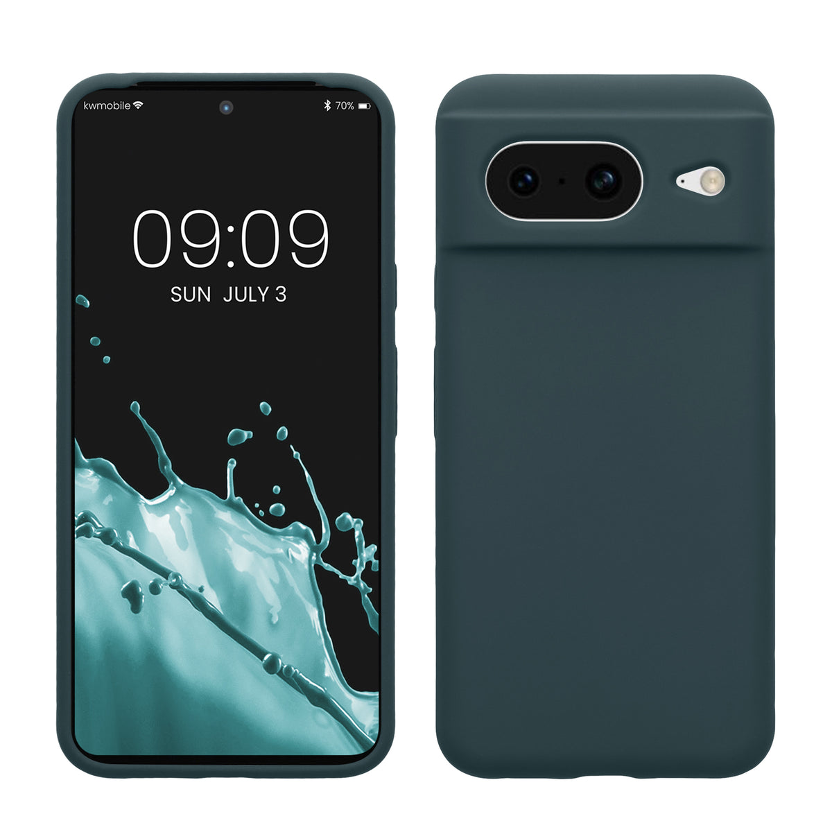 kwmobile Handyhülle für Google Pixel 8 Case - kabelloses Laden