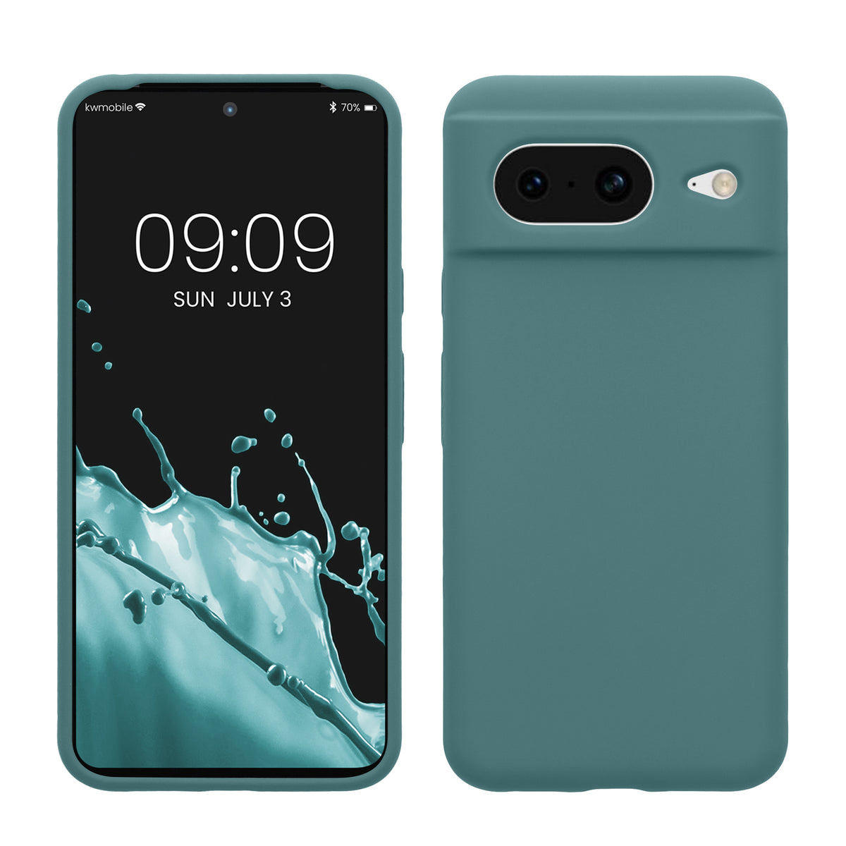 kwmobile Handyhülle für Google Pixel 8 Case - kabelloses Laden