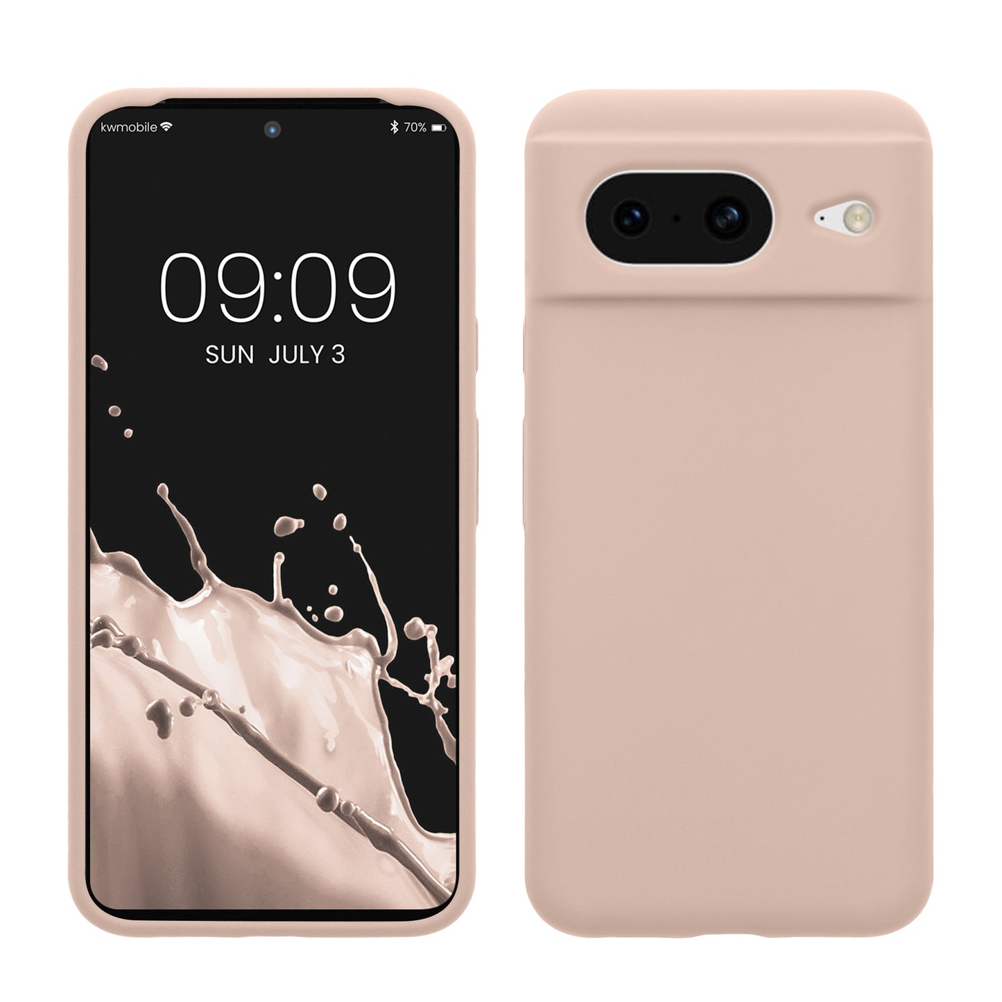 kwmobile Handyhülle für Google Pixel 8 Case - kabelloses Laden