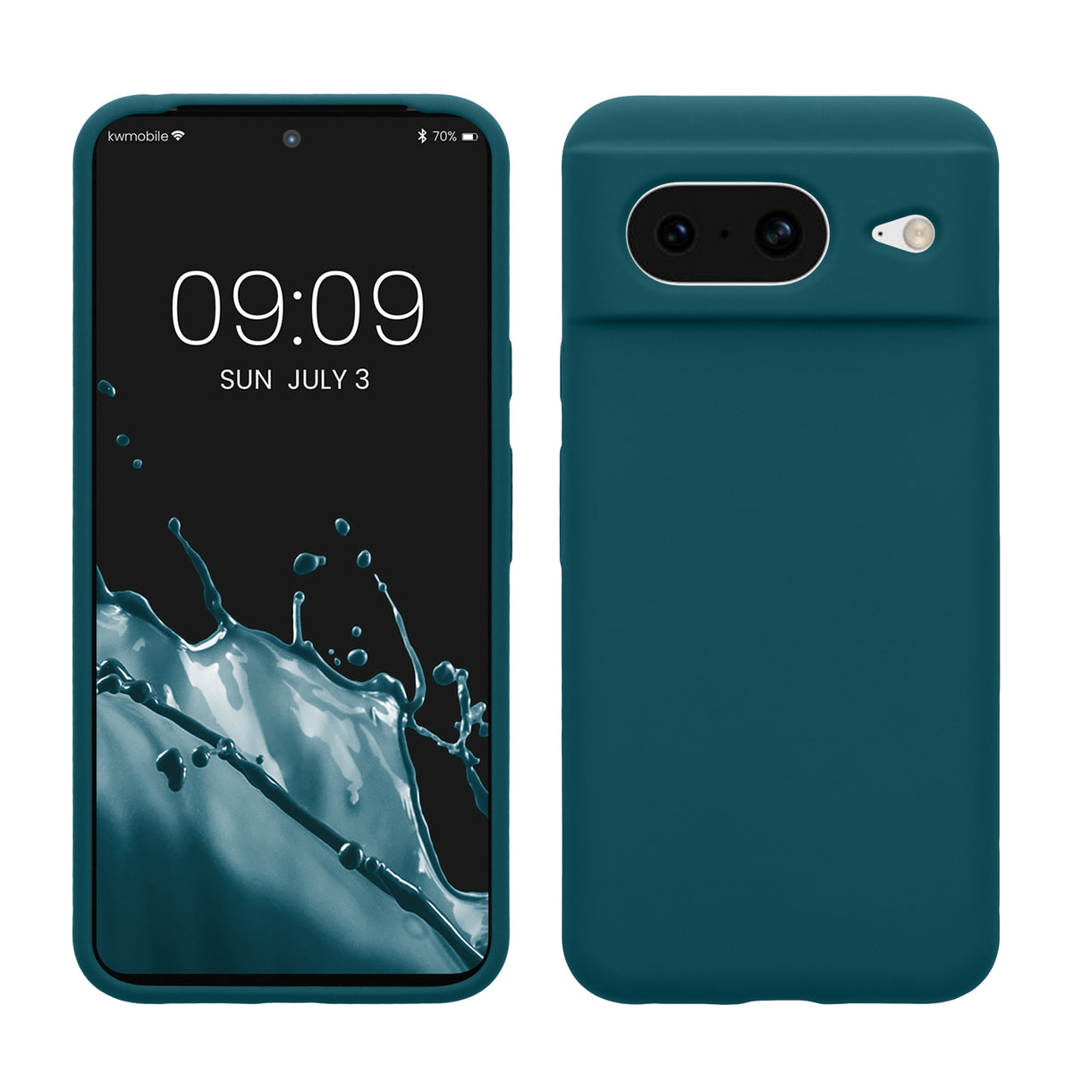 kwmobile Handyhülle für Google Pixel 8 Case - kabelloses Laden