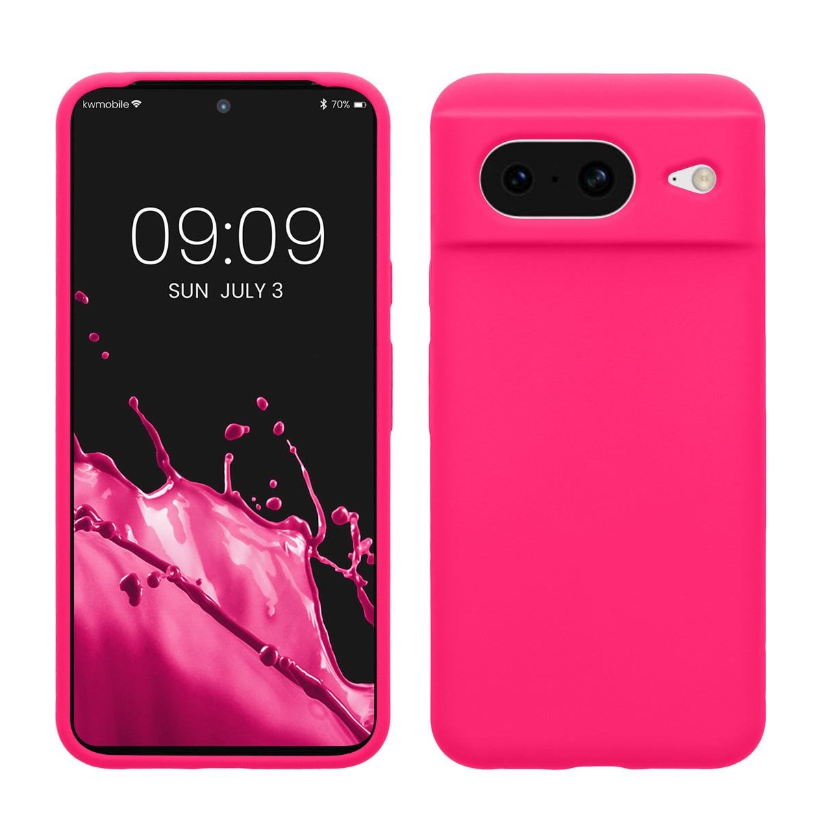 kwmobile Handyhülle für Google Pixel 8 Case - kabelloses Laden