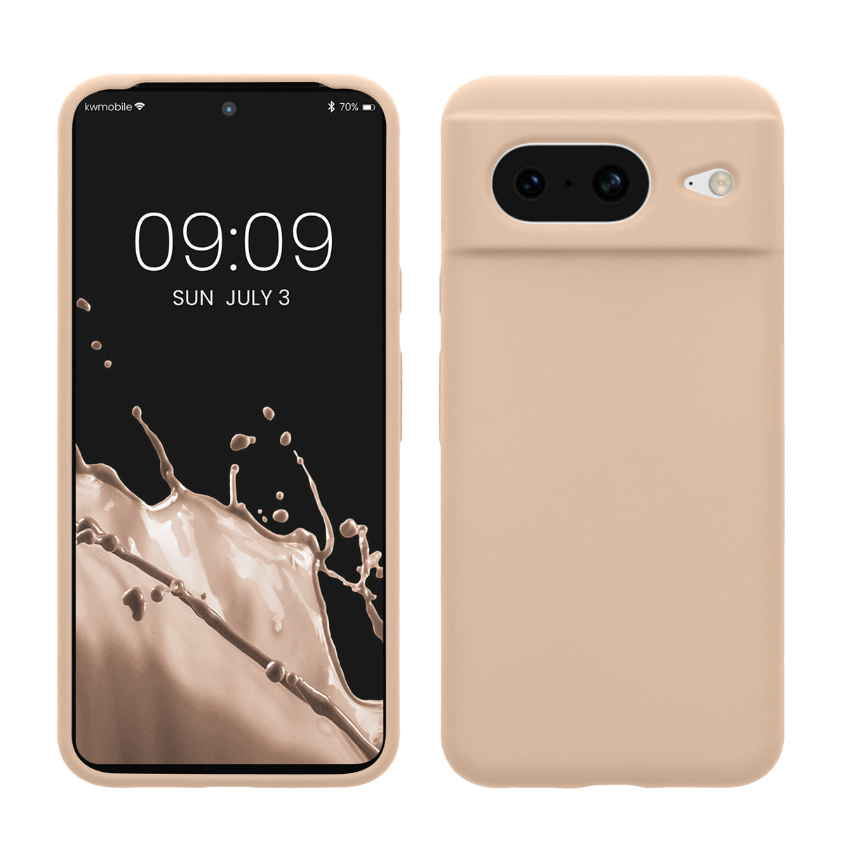 kwmobile Handyhülle für Google Pixel 8 Case - kabelloses Laden