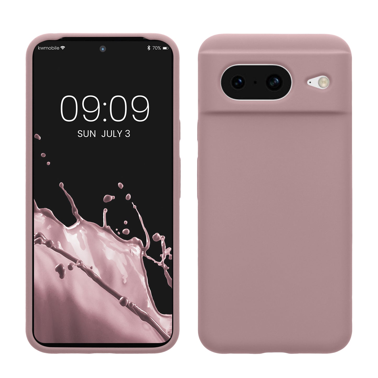 kwmobile Handyhülle für Google Pixel 8 Case - kabelloses Laden