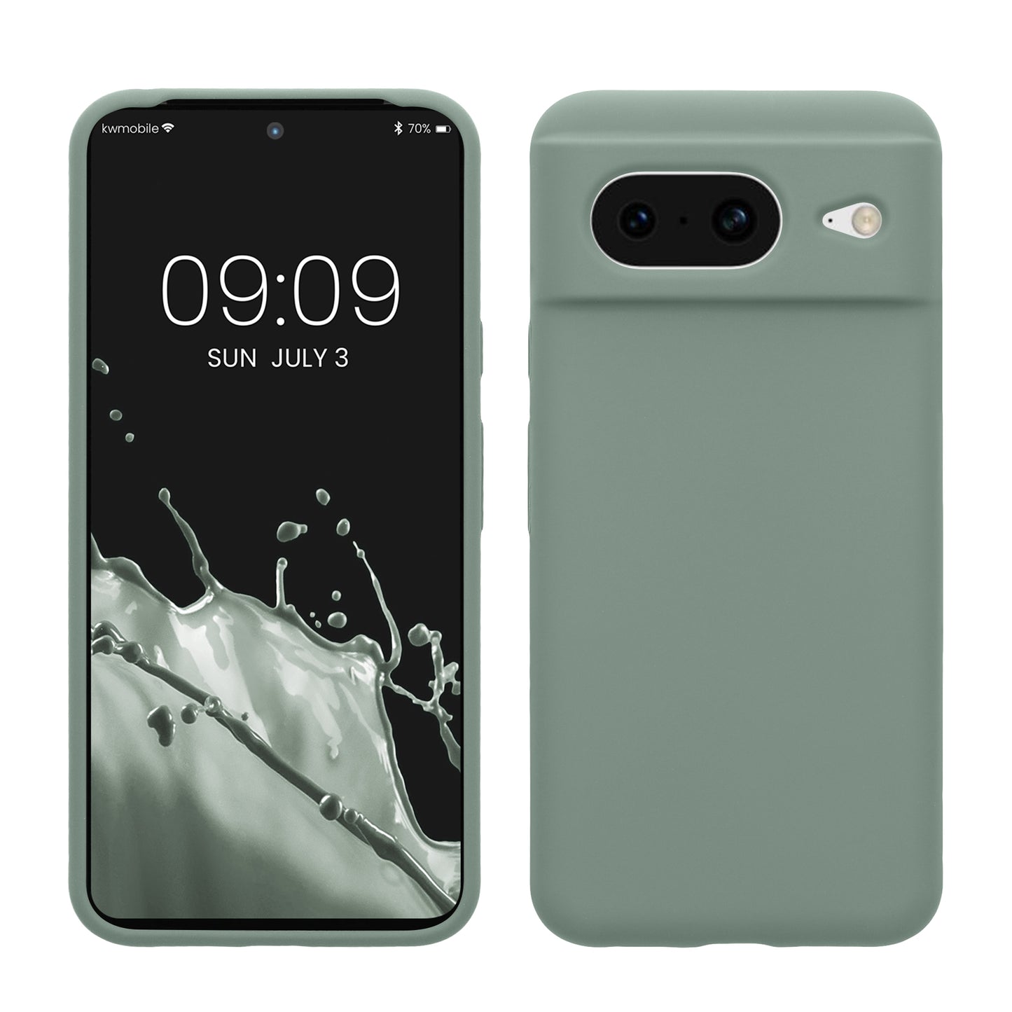 kwmobile Handyhülle für Google Pixel 8 Case - kabelloses Laden