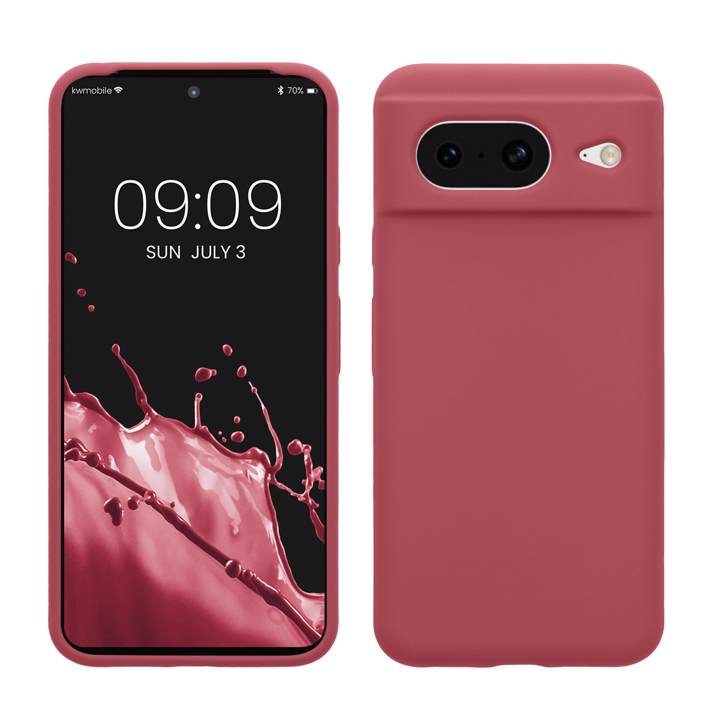 kwmobile Handyhülle für Google Pixel 8 Case - kabelloses Laden
