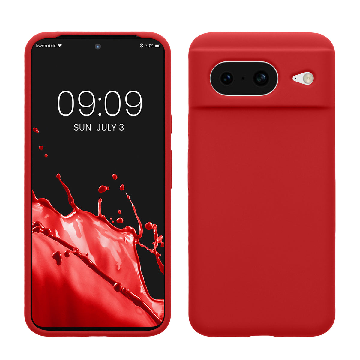 kwmobile Handyhülle für Google Pixel 8 Case - kabelloses Laden