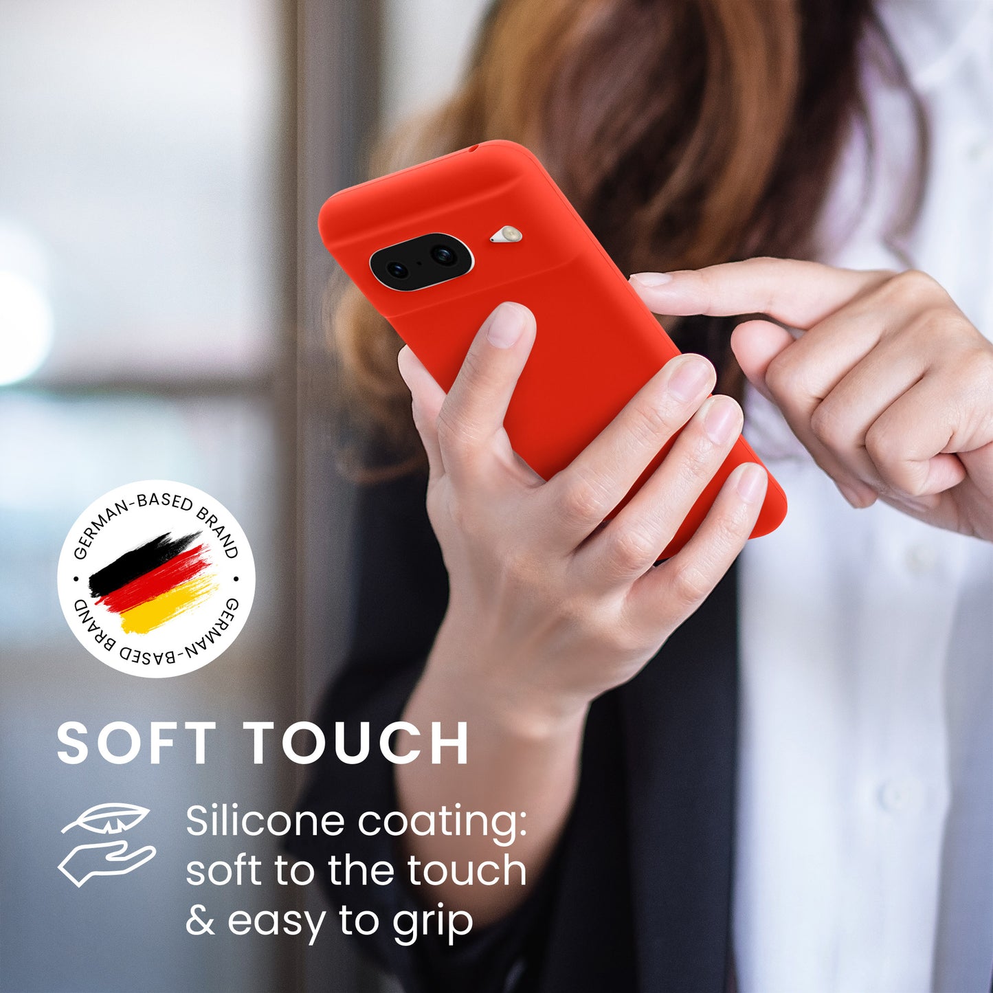 kwmobile Handyhülle für Google Pixel 8 Case - kabelloses Laden