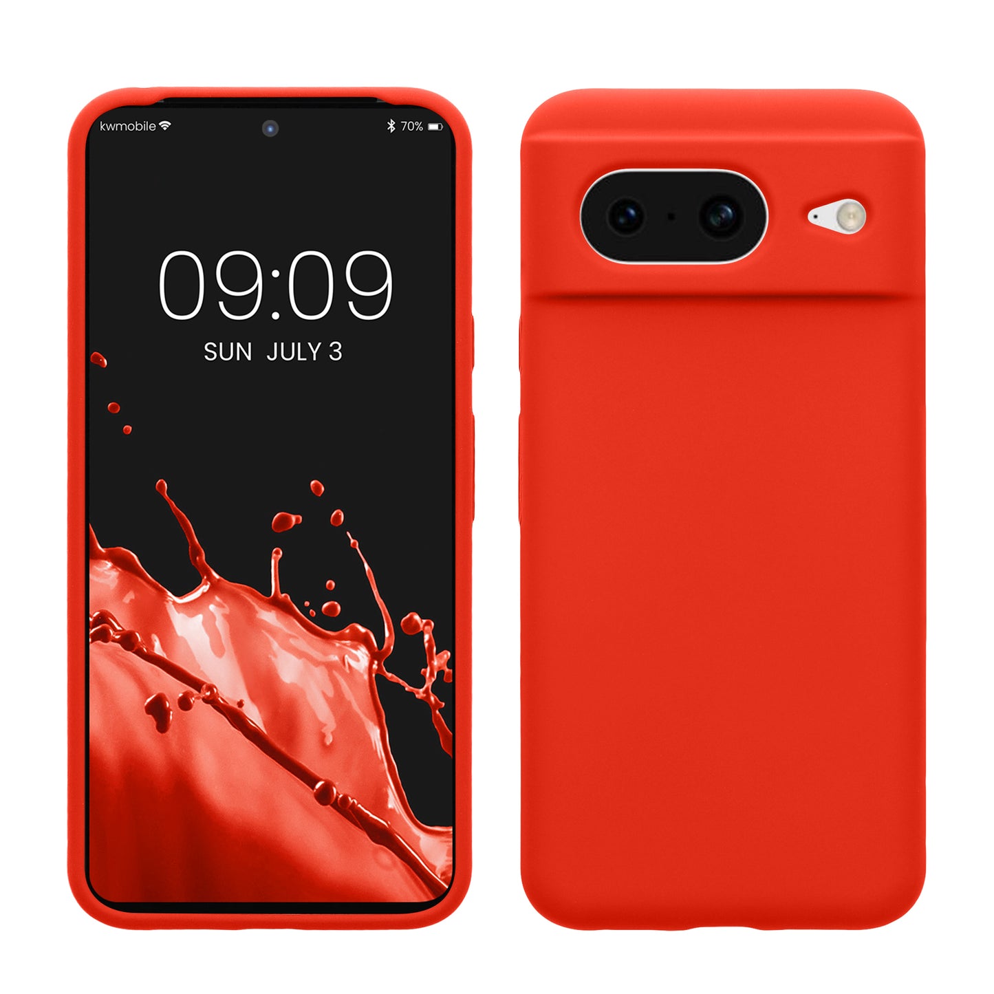 kwmobile Handyhülle für Google Pixel 8 Case - kabelloses Laden