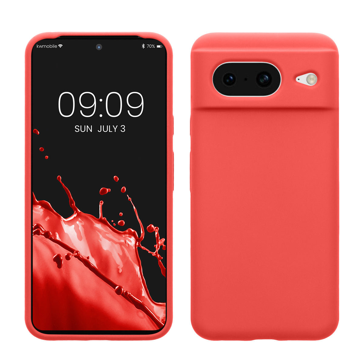 kwmobile Handyhülle für Google Pixel 8 Case - kabelloses Laden