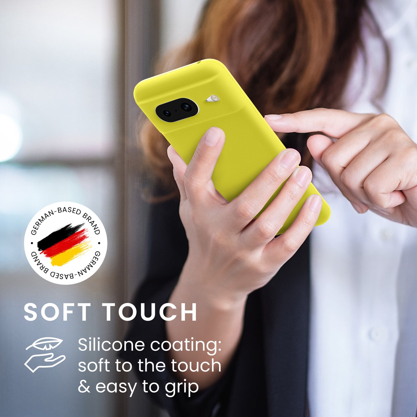 kwmobile Handyhülle für Google Pixel 8 Case - kabelloses Laden