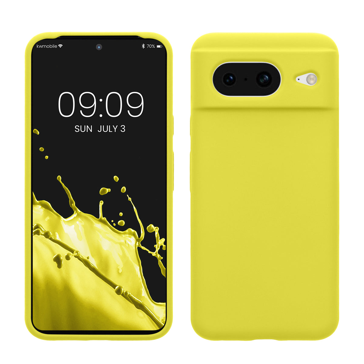 kwmobile Handyhülle für Google Pixel 8 Case - kabelloses Laden