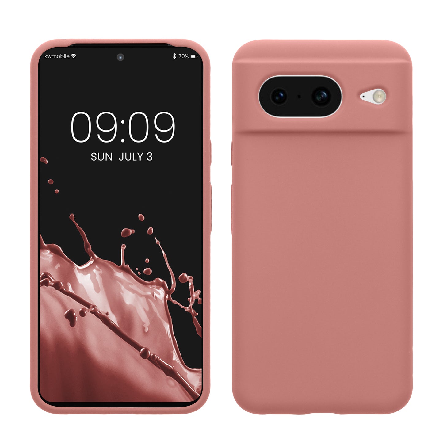 kwmobile Handyhülle für Google Pixel 8 Case - kabelloses Laden