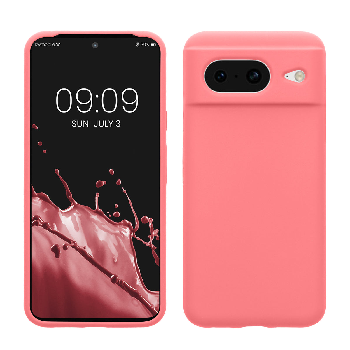 kwmobile Handyhülle für Google Pixel 8 Case - kabelloses Laden