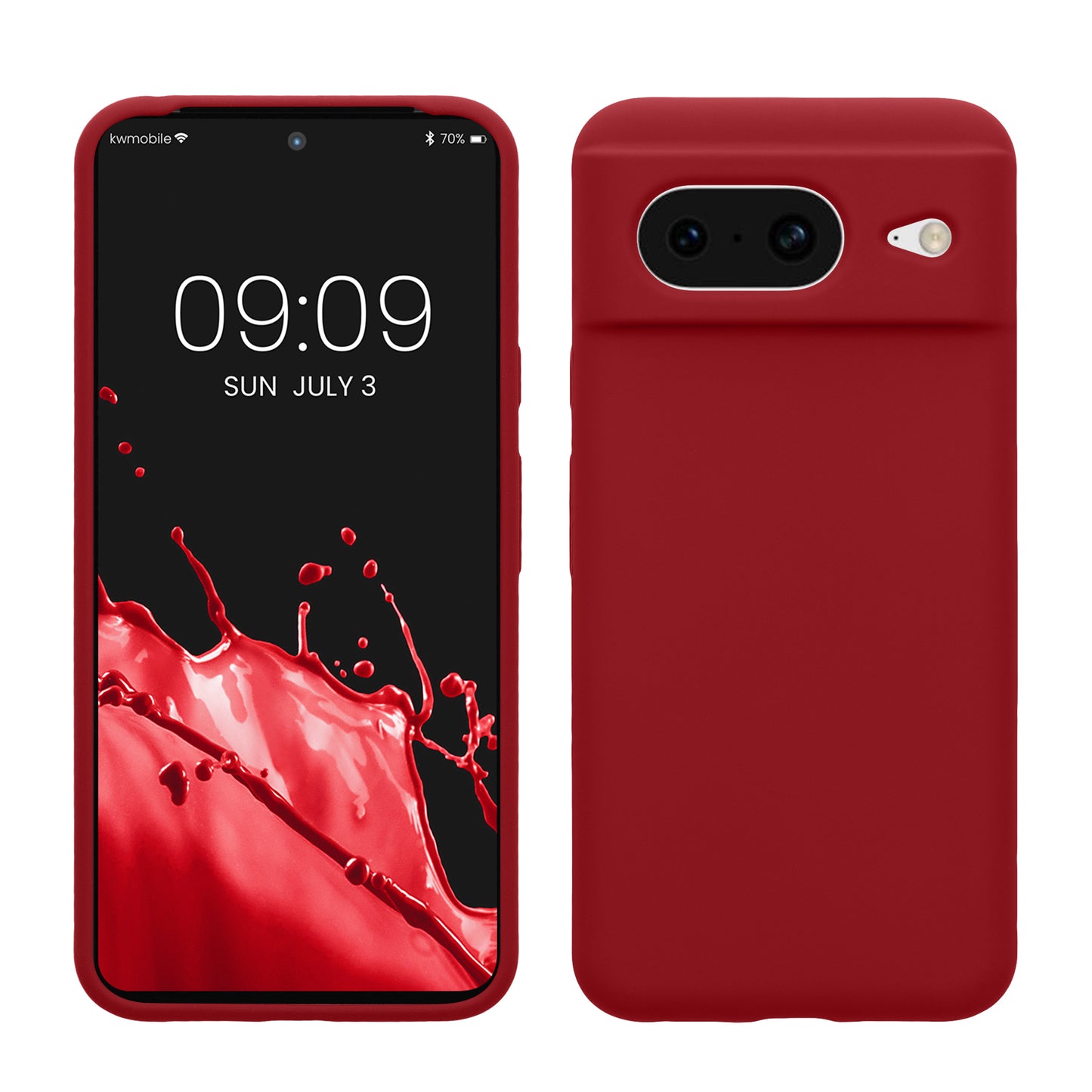 kwmobile Handyhülle für Google Pixel 8 Case - kabelloses Laden