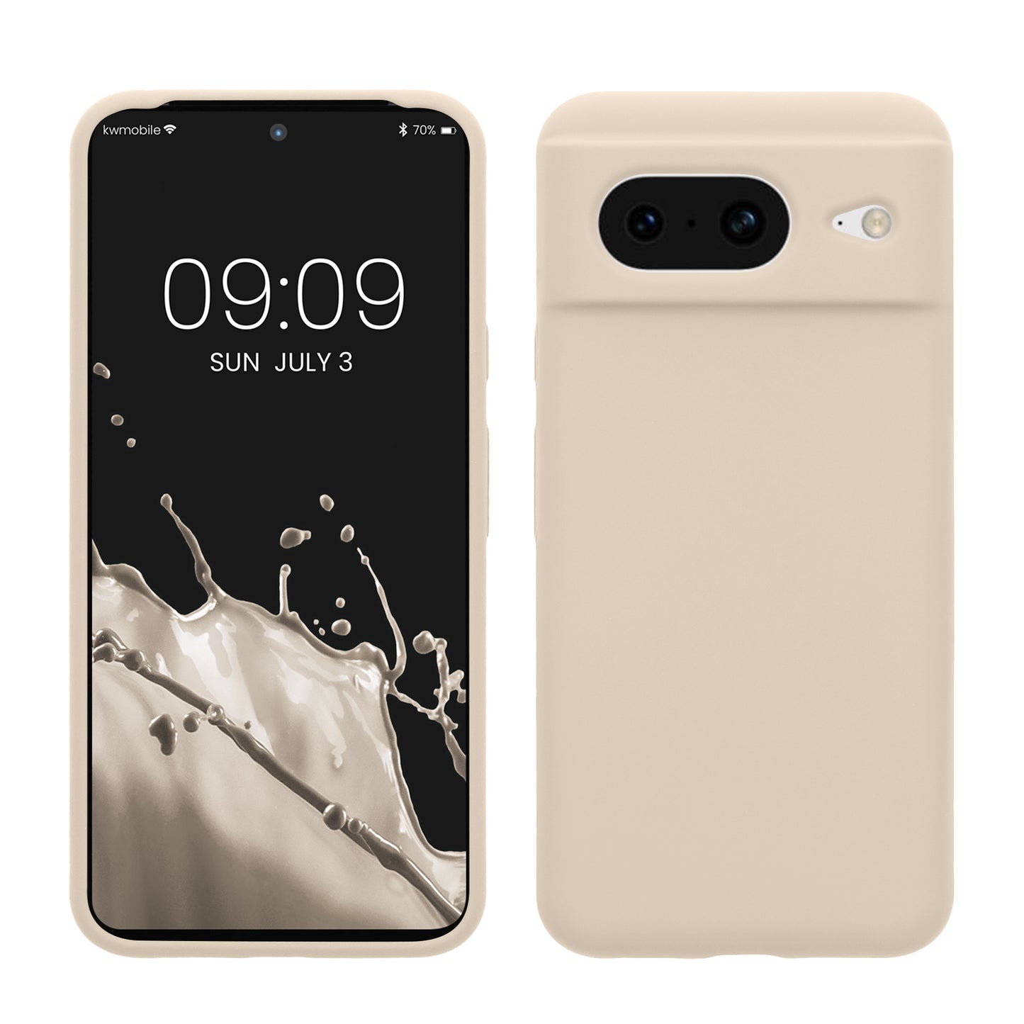 kwmobile Handyhülle für Google Pixel 8 Case - kabelloses Laden