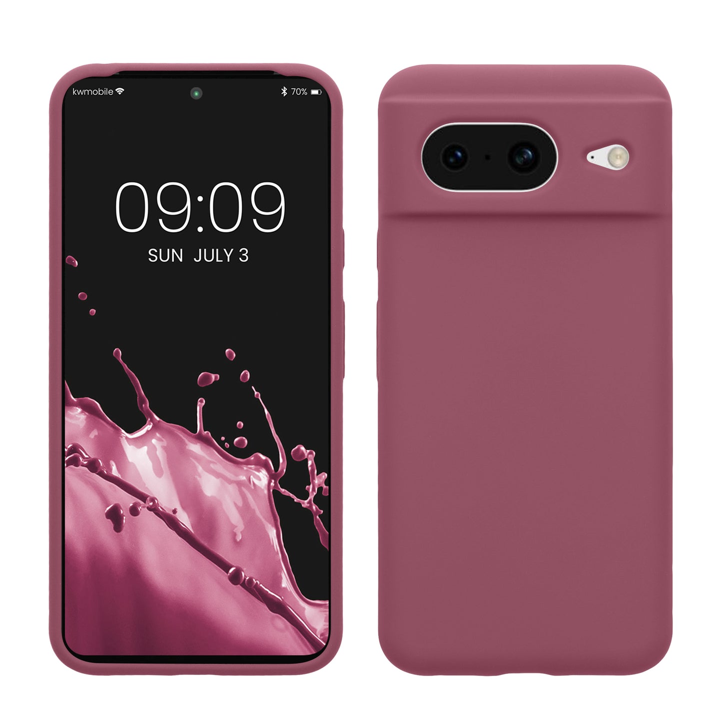 kwmobile Handyhülle für Google Pixel 8 Case - kabelloses Laden