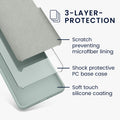 kwmobile Handyhülle für Xiaomi Redmi Note 13 Pro+ 5G / Redmi Note 13 Pro Plus 5G Hülle - Case Silikon - Kabelloses Laden - Schutzhülle Cover