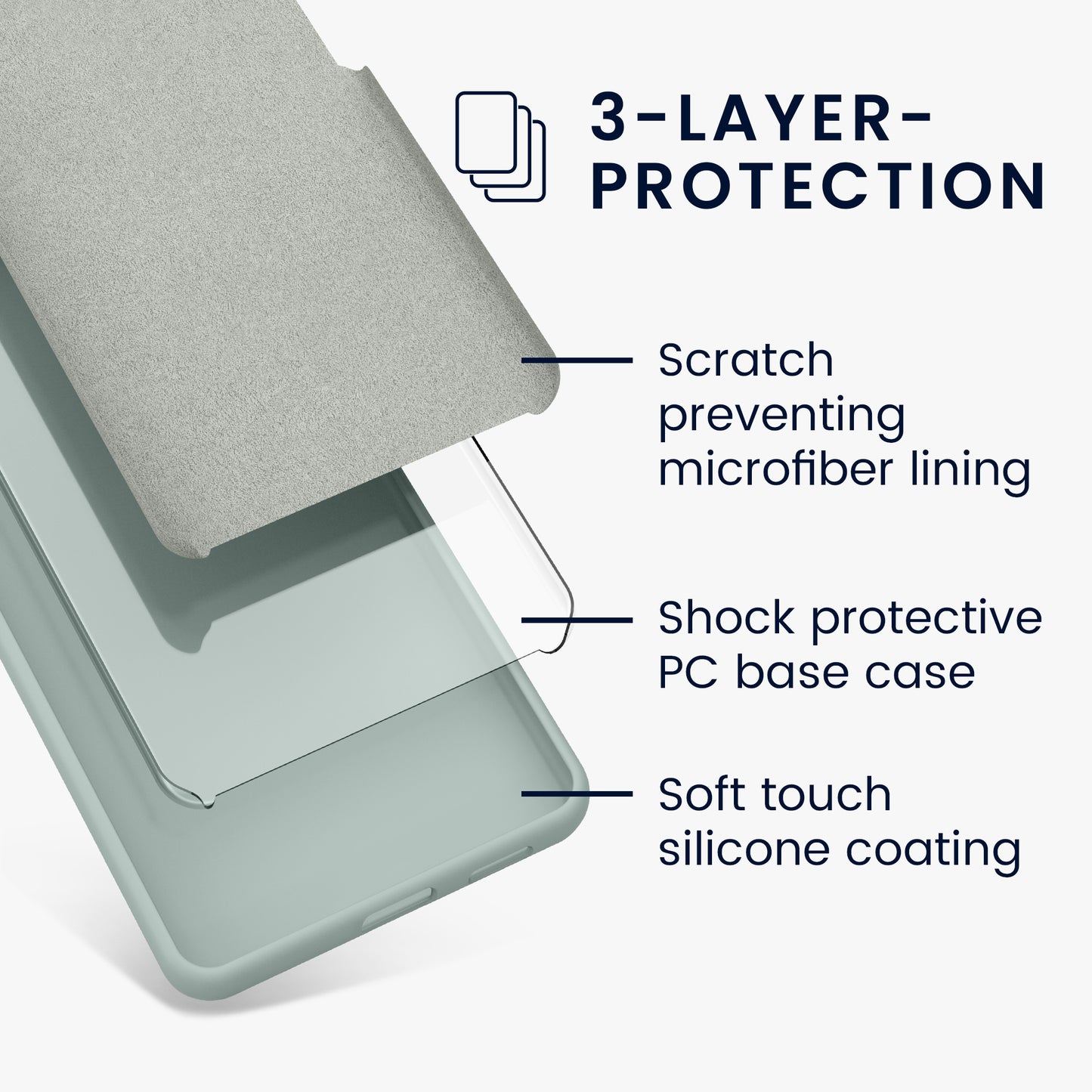 kwmobile Handyhülle für Xiaomi Redmi Note 13 Pro+ 5G / Redmi Note 13 Pro Plus 5G Hülle - Case Silikon - Kabelloses Laden - Schutzhülle Cover