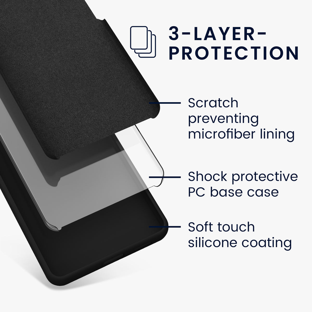 Silikon Handyhülle für Xiaomi Redmi Note 13 Pro+ 5G