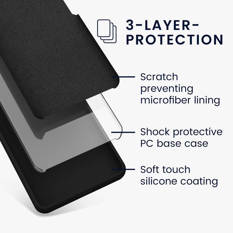 Silikon Handyhülle für Xiaomi Redmi Note 13 Pro+ 5G