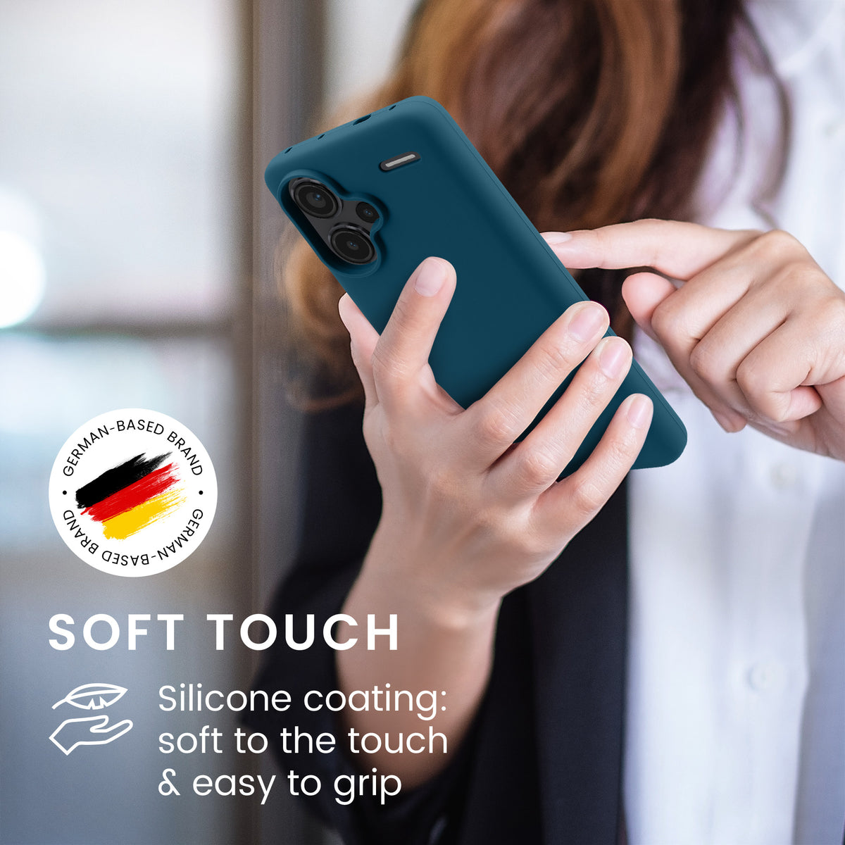 Silikon Handyhülle für Xiaomi Redmi Note 13 Pro+ 5G