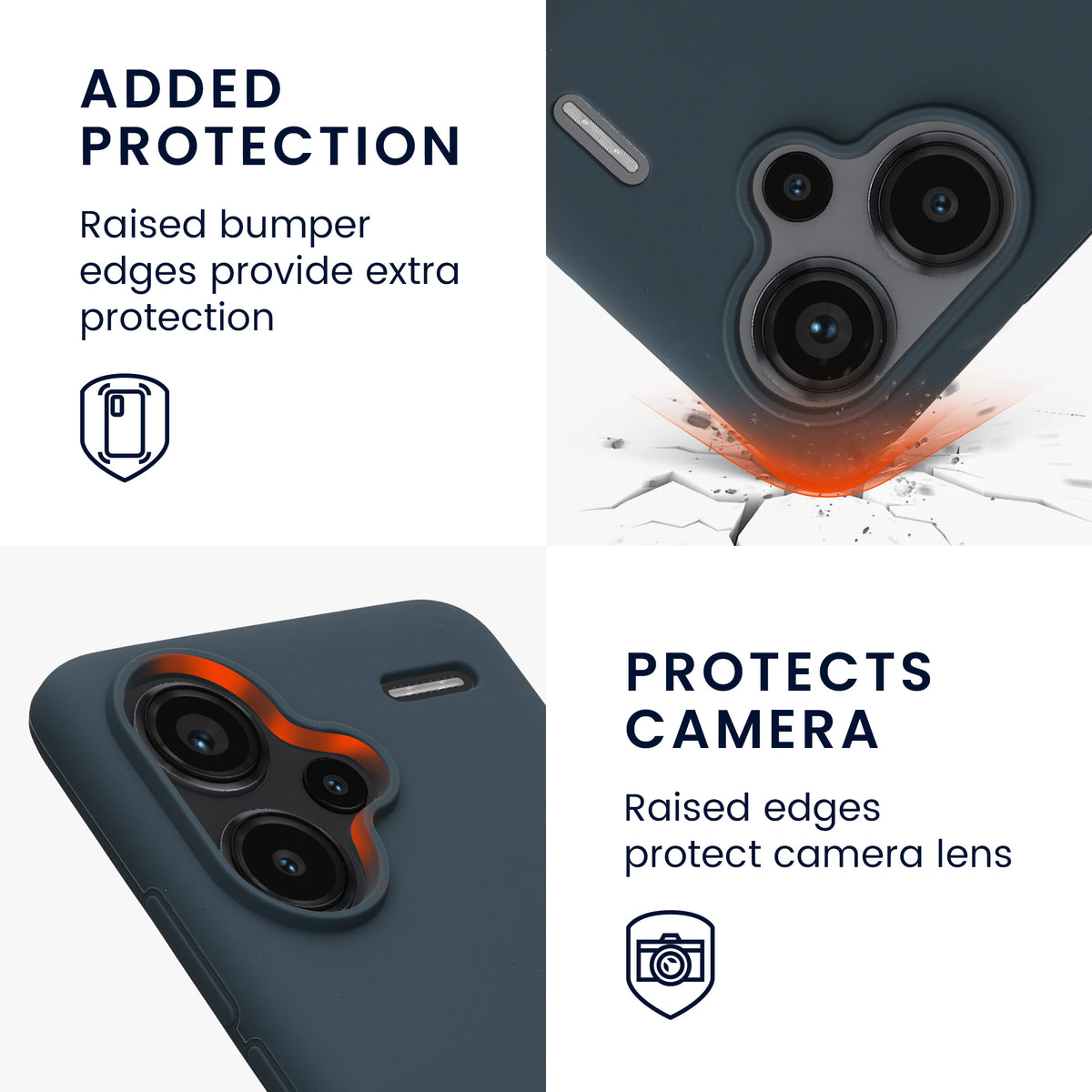 Silikon Handyhülle für Xiaomi Redmi Note 13 Pro+ 5G