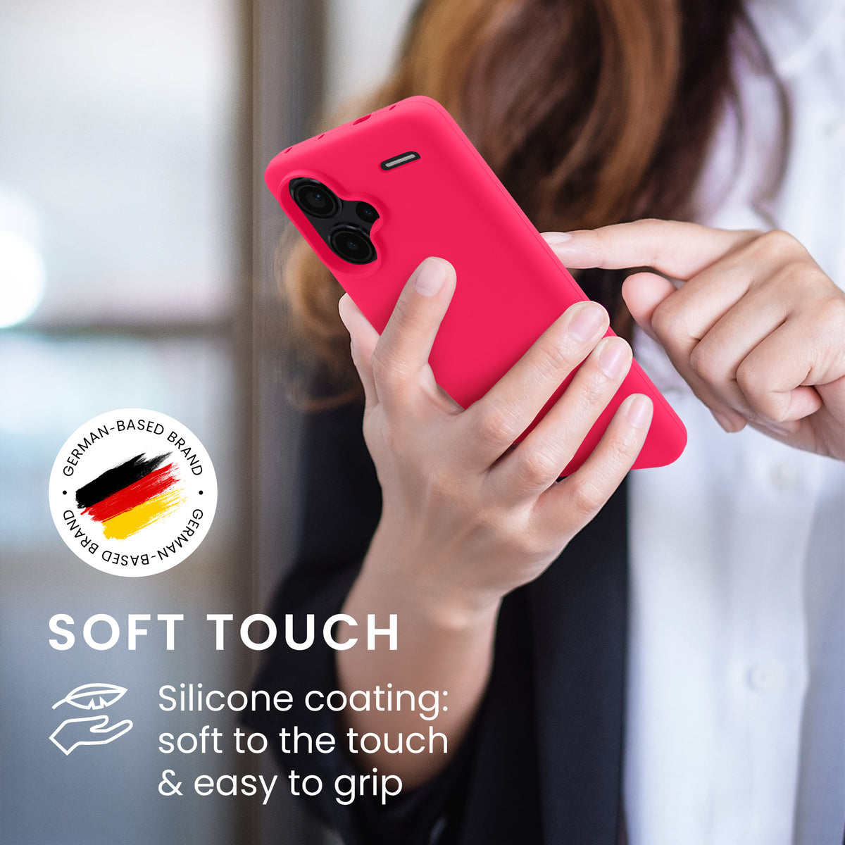Silikon Handyhülle für Xiaomi Redmi Note 13 Pro+ 5G