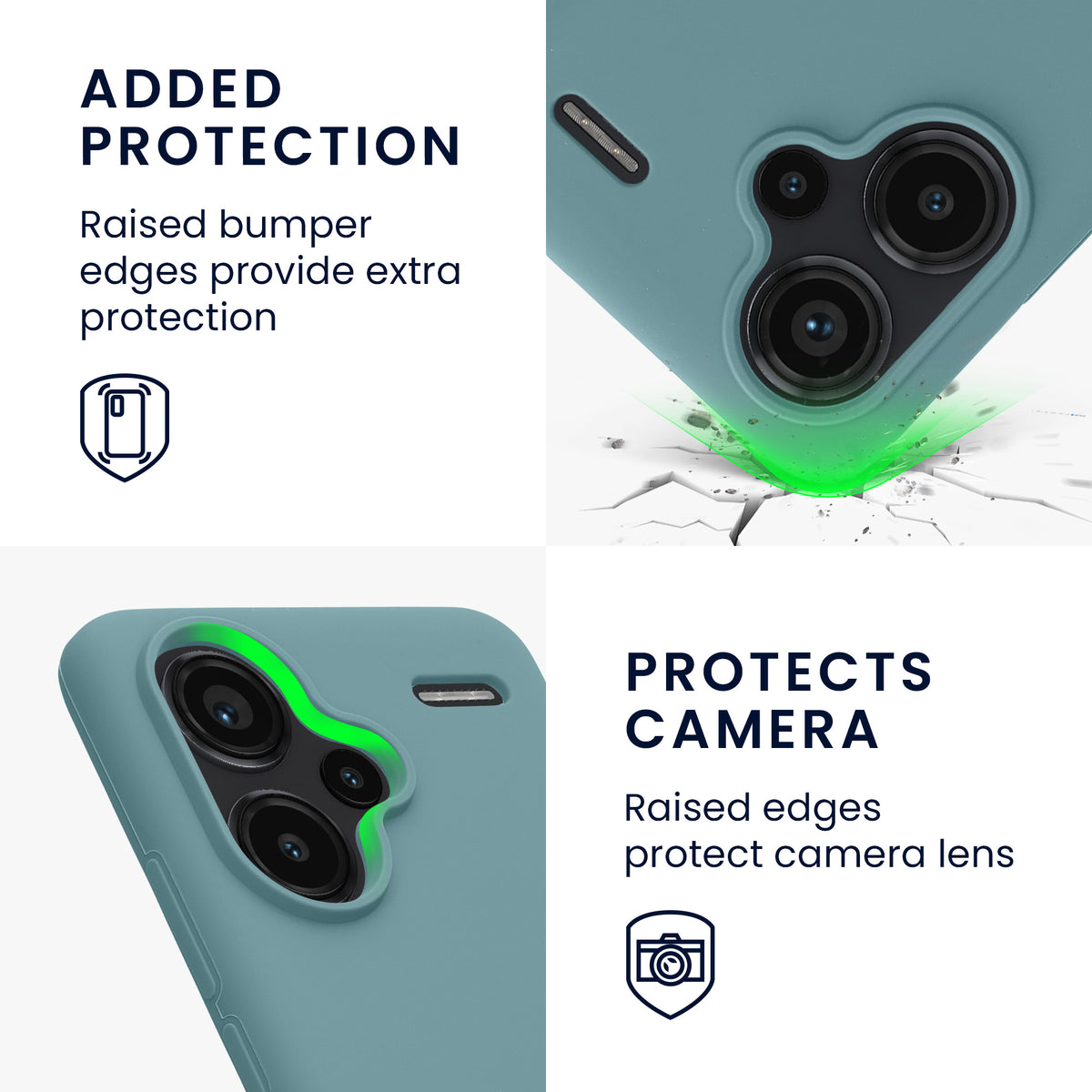 Silikon Handyhülle für Xiaomi Redmi Note 13 Pro+ 5G