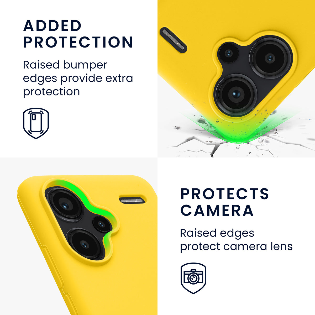 Silikon Handyhülle für Xiaomi Redmi Note 13 Pro+ 5G