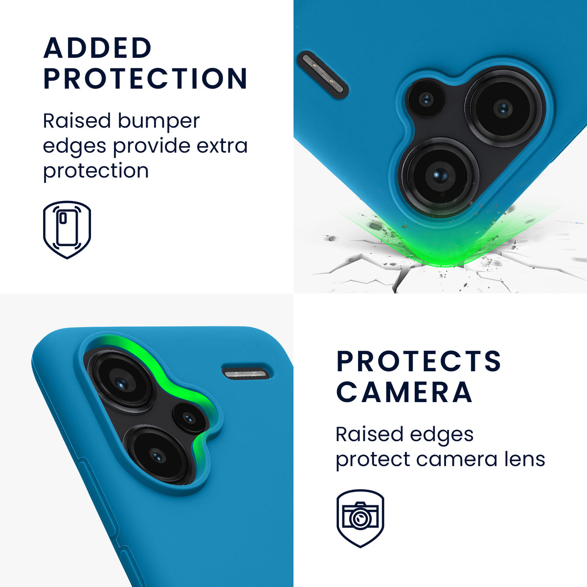 Silikon Handyhülle für Xiaomi Redmi Note 13 Pro+ 5G